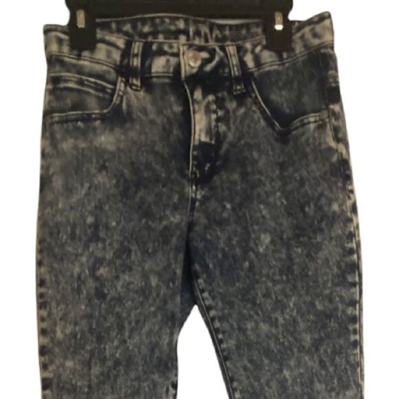 Delia’s Women’s 90’s Vibe Dark Denim Acid Wash High-Waist Jeans Size 3 - Picture 10 of 12